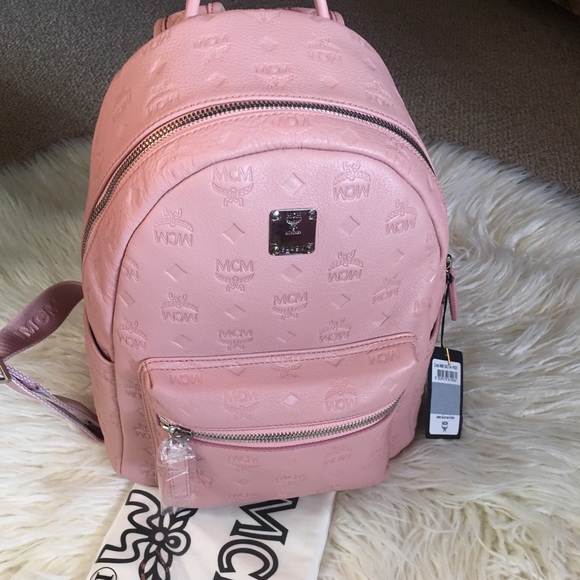 mcm ottomar backpack pink